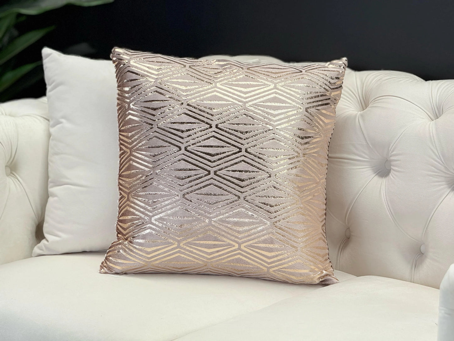 Gold Diamond Designer Cushion - Mekamart Australia