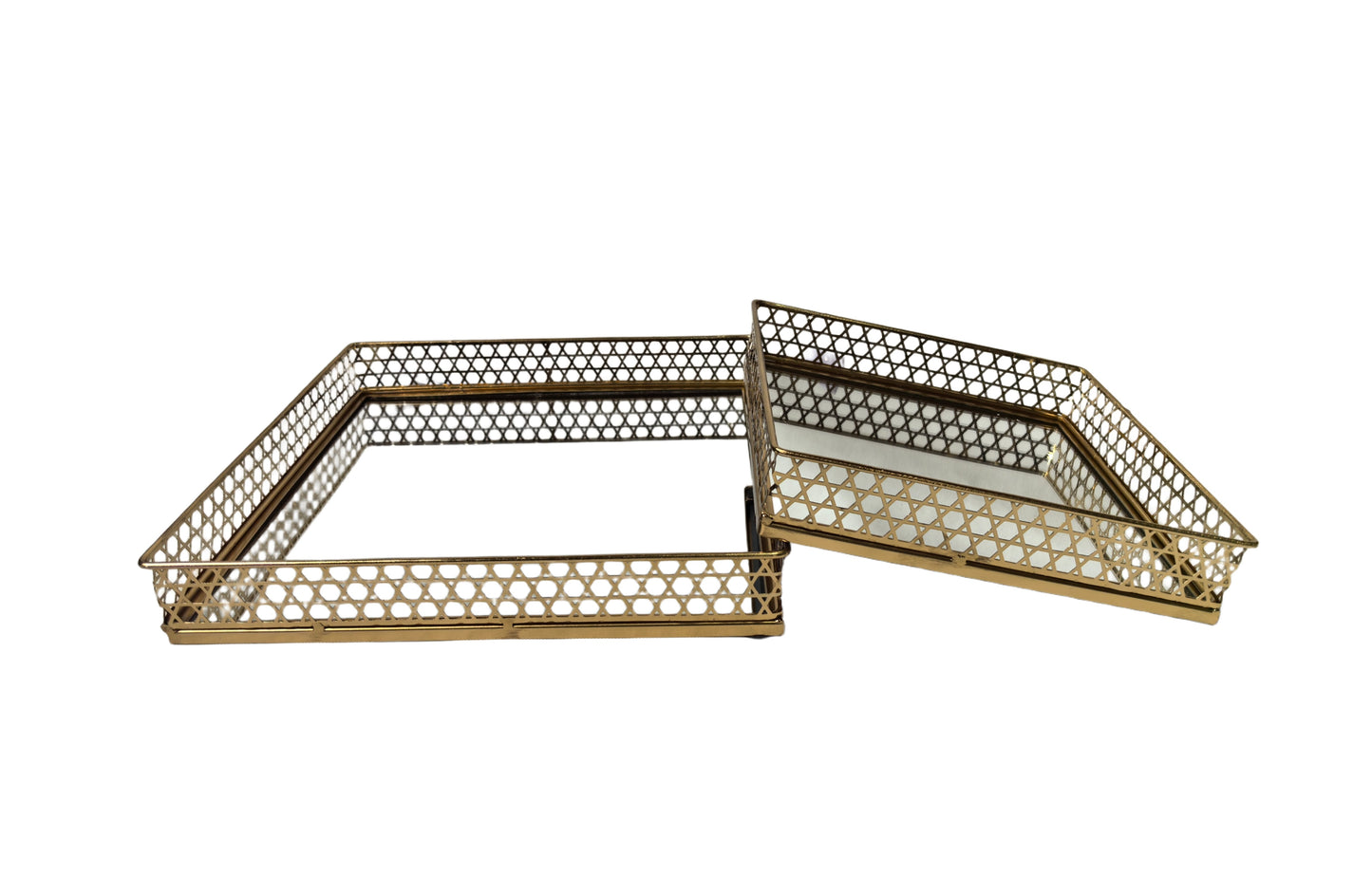 Nina Tray - Rectangle - Small - Gold