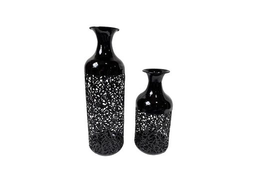 Maya Vase - Small - Black
