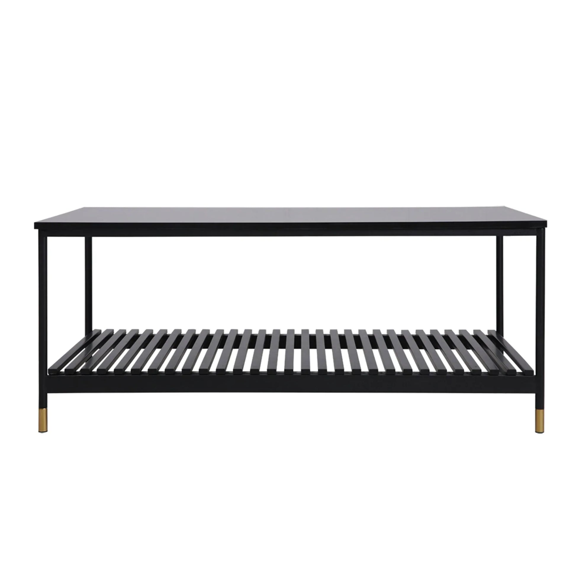 ALCONA Coffee Table In Matte Black - Mekamart Australia