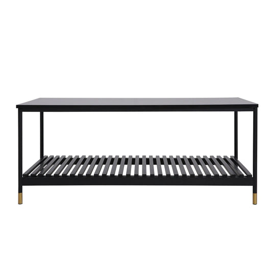 ALCONA Coffee Table In Matte Black - Mekamart Australia