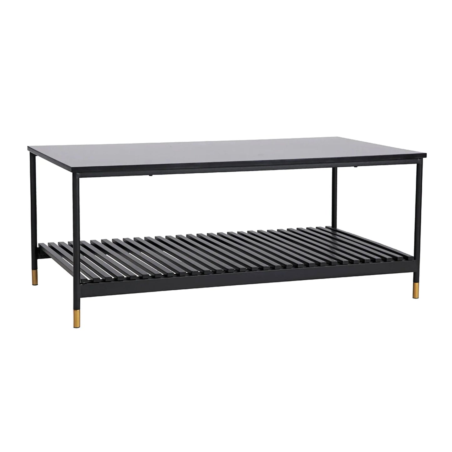 ALCONA Coffee Table In Matte Black - Mekamart Australia