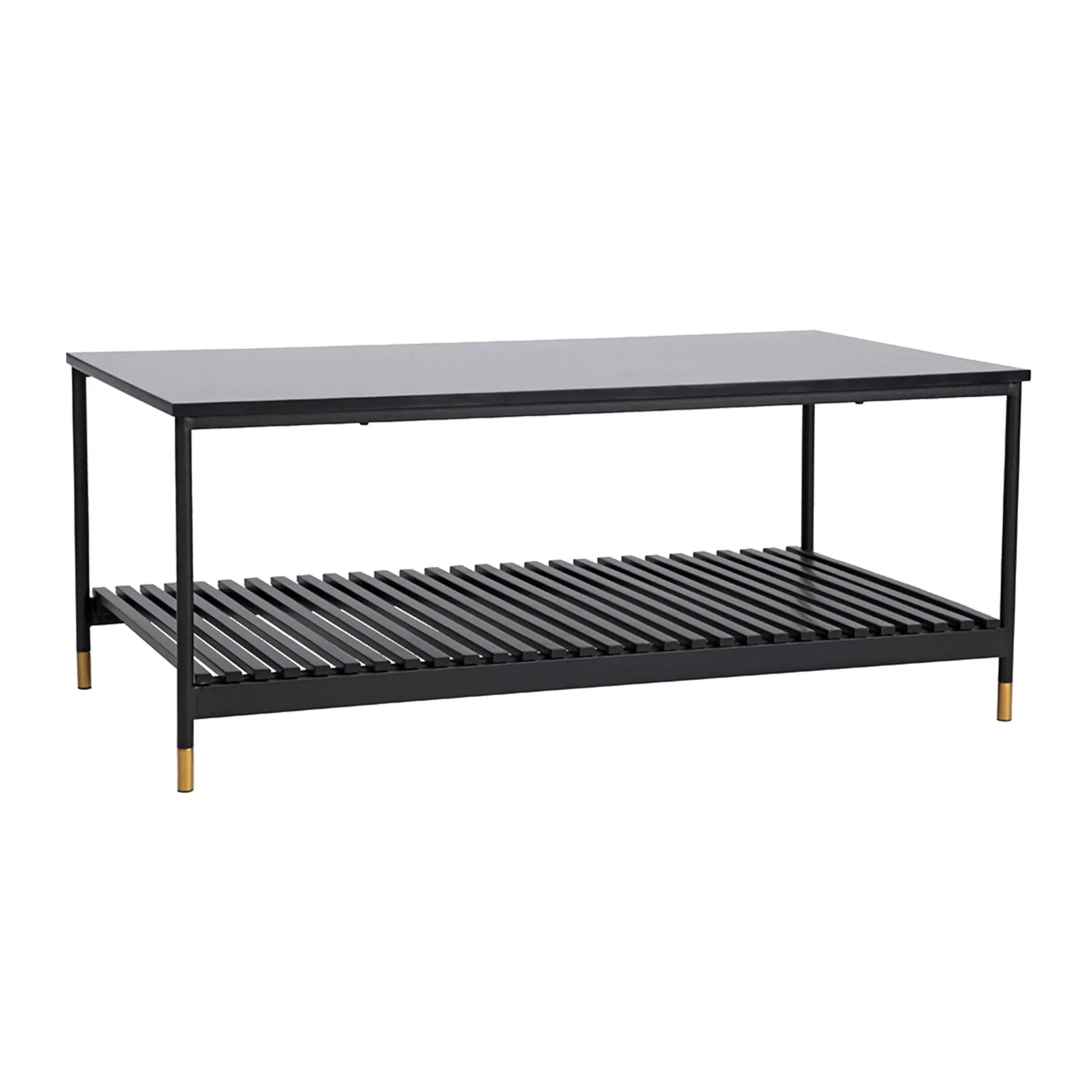 ALCONA Coffee Table In Matte Black - Mekamart Australia