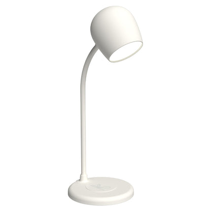 Kreafunk Ellie Lamp W/ Qi Charger And Bluetooth Speaker - White