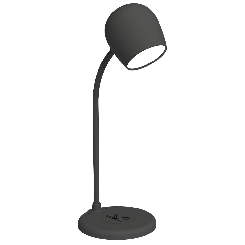 Kreafunk Ellie Lamp W/ Qi Charger And Bluetooth Speaker - Black