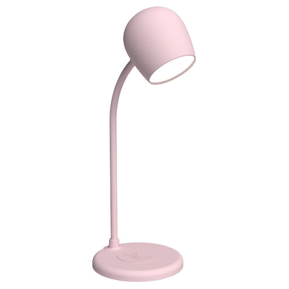 Kreafunk Ellie Lamp W/ Qi Charger And Bluetooth Speaker - Dusty Rose