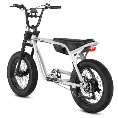 Progear E-Raptor 20" Electric Street Bike - Cool Grey + Throttle