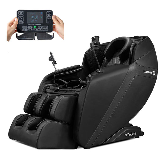 ReGen8 LuxCloud Air - Zero Gravity Heated Massage Chair in Black