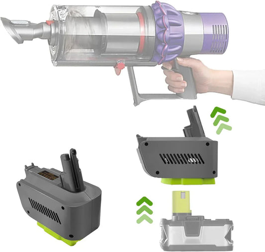 Hygieia Ryobi Converter - Ryobi ONE+ 18V To Dyson V10 Battery Converter / Adapter - Mekamart Australia