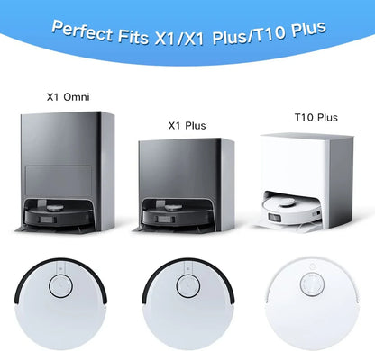 12 X Auto Empty Station Dust Bags For Ecovacs Deebot X1 Omni Series Robots - Mekamart Australia