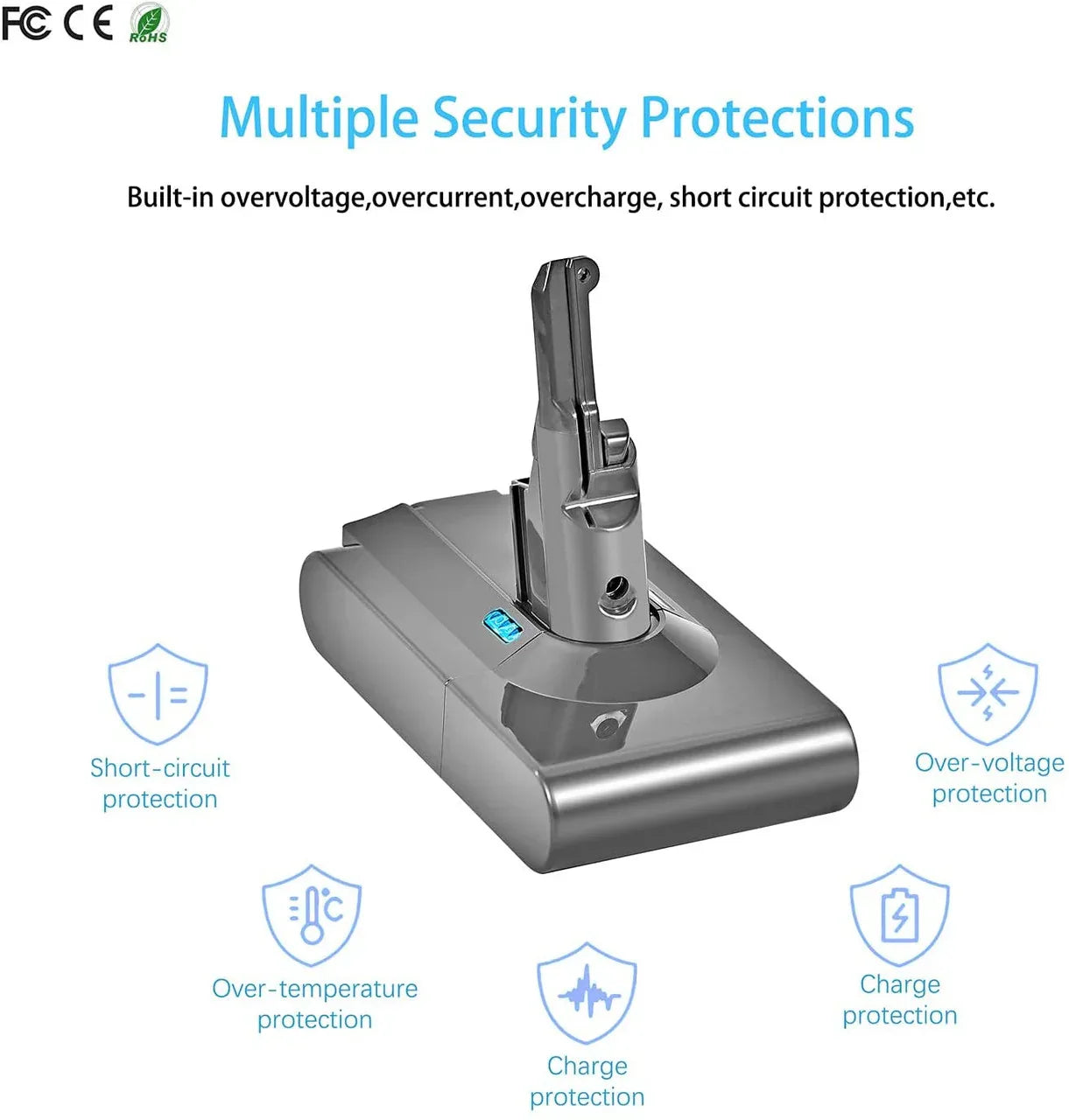 Battery for all Dyson V8 SV10 vacuum cleaners - Mekamart Australia