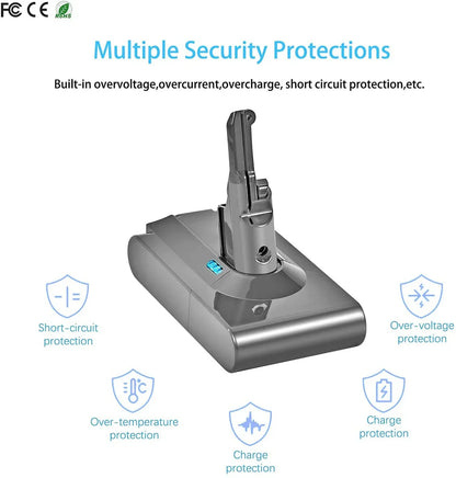Battery for all Dyson V8 SV10 vacuum cleaners - Mekamart Australia