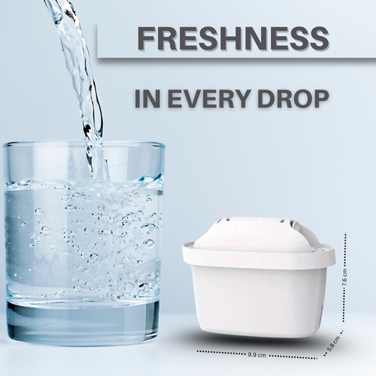 Hygieia 6 Pack - Water Jug Cartridge Filters - For Most Brita Water Jugs