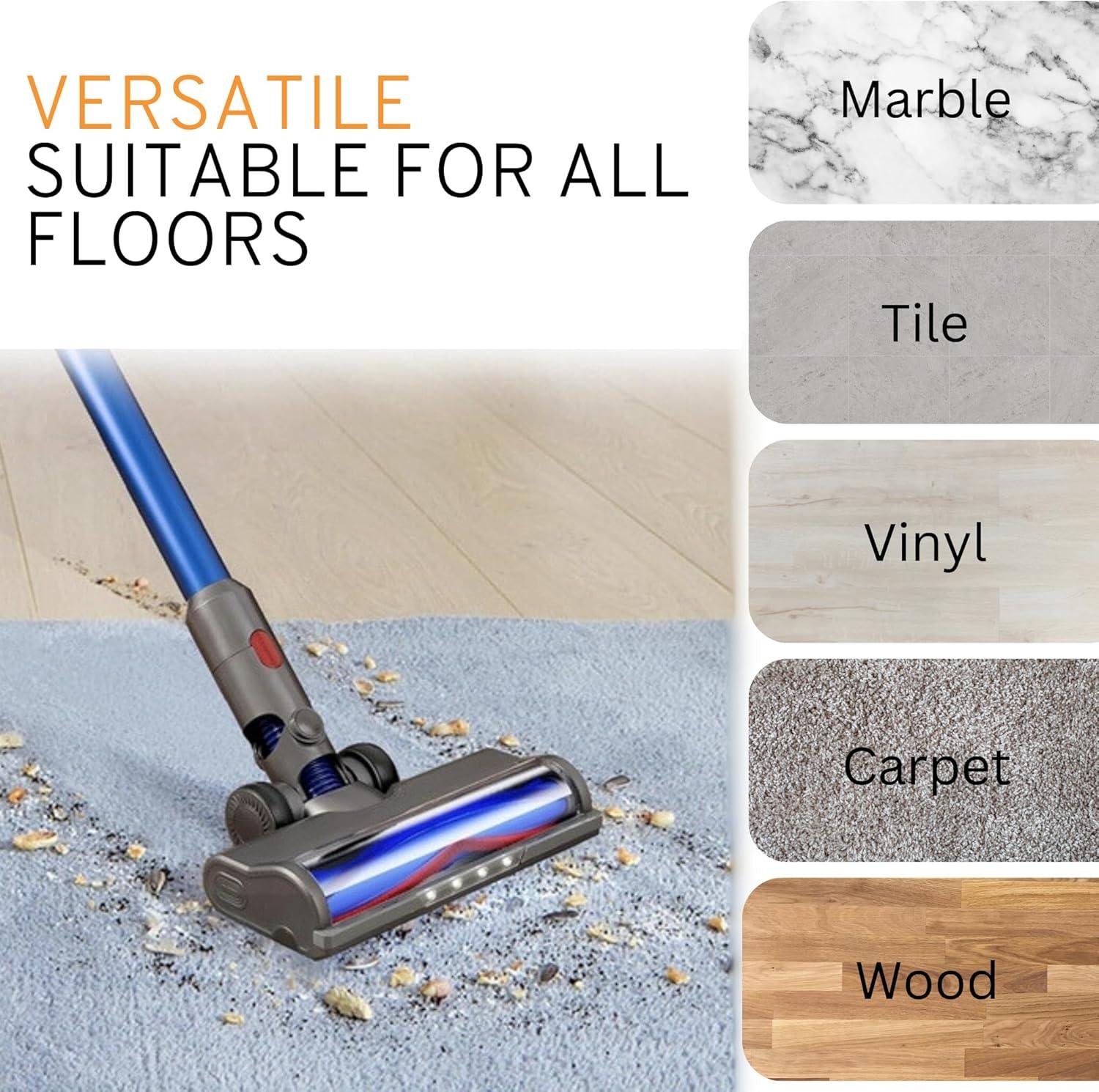 Motorhead & Fluffy Head Combo for Dyson V7 V8 V10 V11 V15 & Outsize - Mekamart Australia