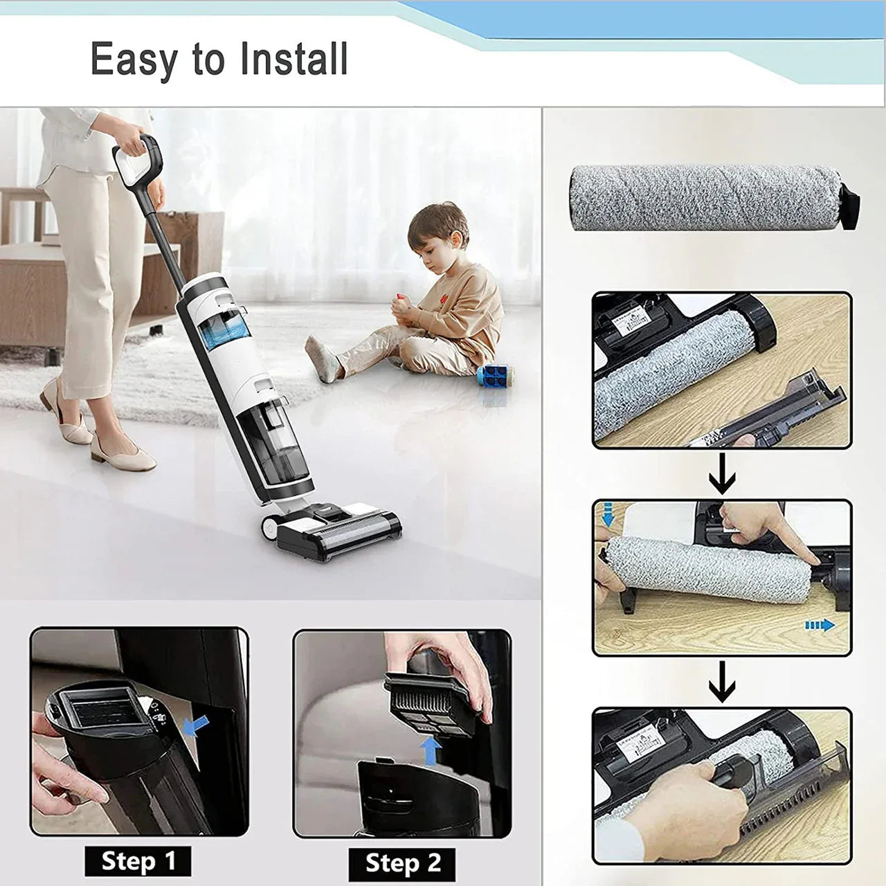 Filters & Roller Brush Pack For Tineco Floor One S3 - Mekamart Australia