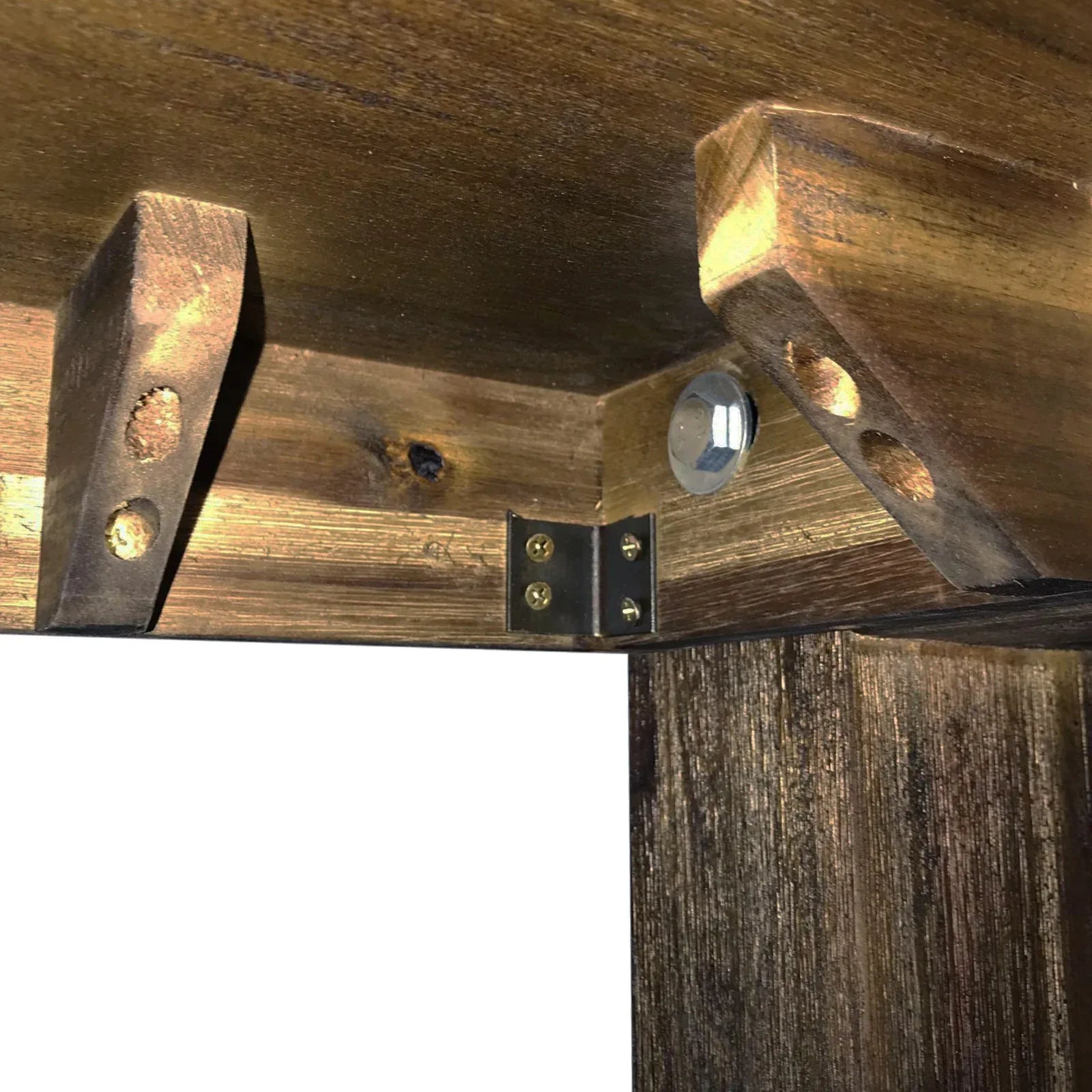 Dining Table 210cm Large Size with Solid Acacia Wooden Base in Chocolate Colour - Mekamart Australia