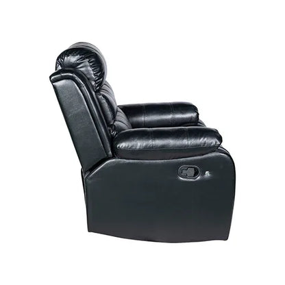 Chelsea 1R Seater Finest Leatherette Recliner Feature Console LED Light Ultra Cushioned - Mekamart Australia