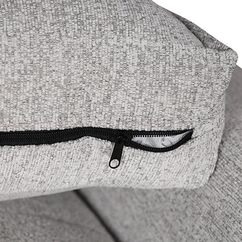 Milano 2 Seater Sofa Set Polyester Fabric Multilayer Two Pillows Attached Individual Pocket Spring - Mekamart Australia