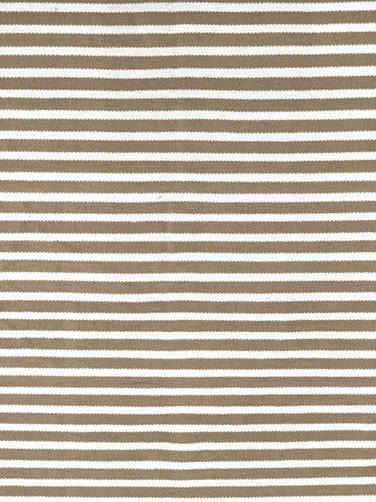 Beige cream striped cotton kilim rug190x250 cm