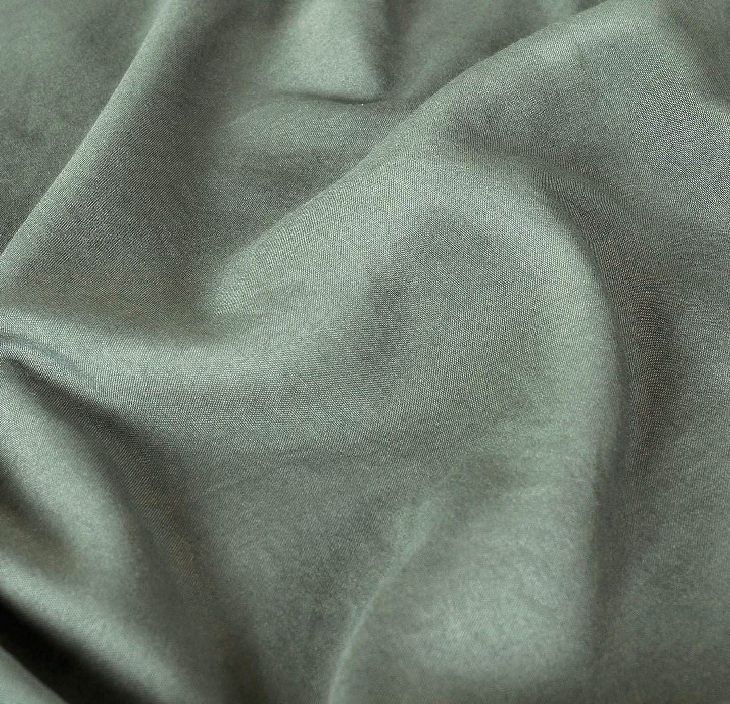 Vintage Washed Microfibre Quilt Cover Set (2Pcs) - Khaki Green - Single Size - Mekamart Australia
