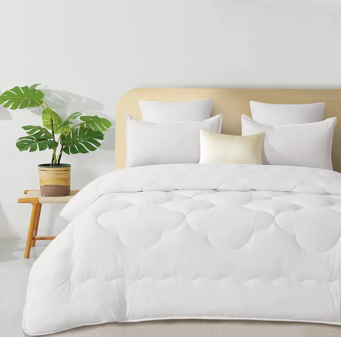 Ultra-Warm Bamboo-Blend Winter Quilt 500GSM - Hypoallergenic, Breathable & Dust-Mite Resistant Quilt - Mekamart Australia