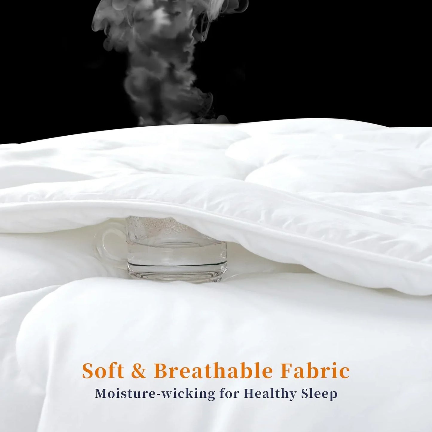 Ultra-Warm Bamboo-Blend Winter Quilt 500GSM - Hypoallergenic, Breathable & Dust-Mite Resistant Quilt - Mekamart Australia