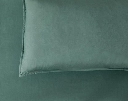 Bamboo Microfibre European Pillowcase x2 (one pair) - Green - Mekamart Australia