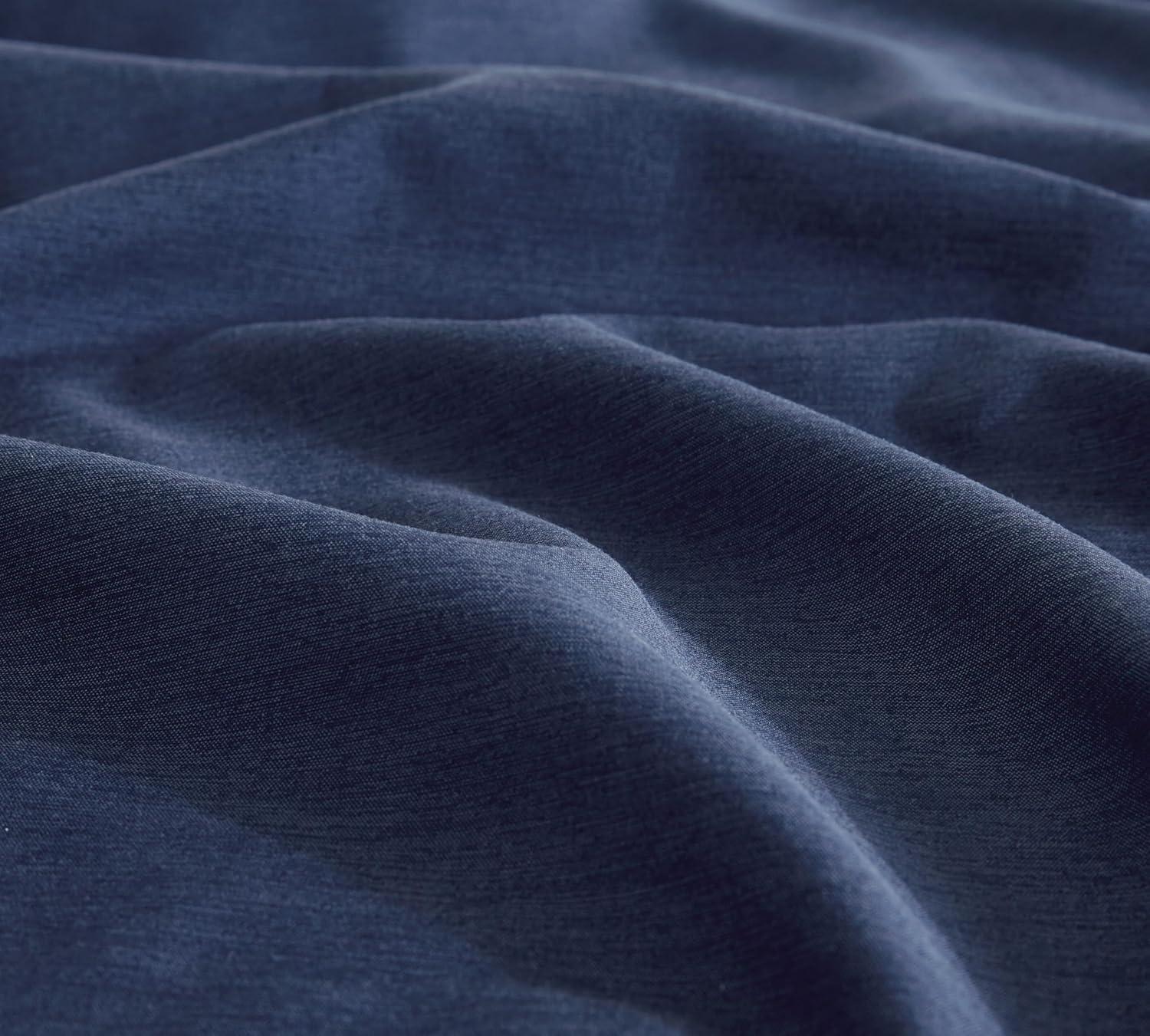 Bamboo Microfibre European Pillowcase x2 (one pair) - Navy - Mekamart Australia