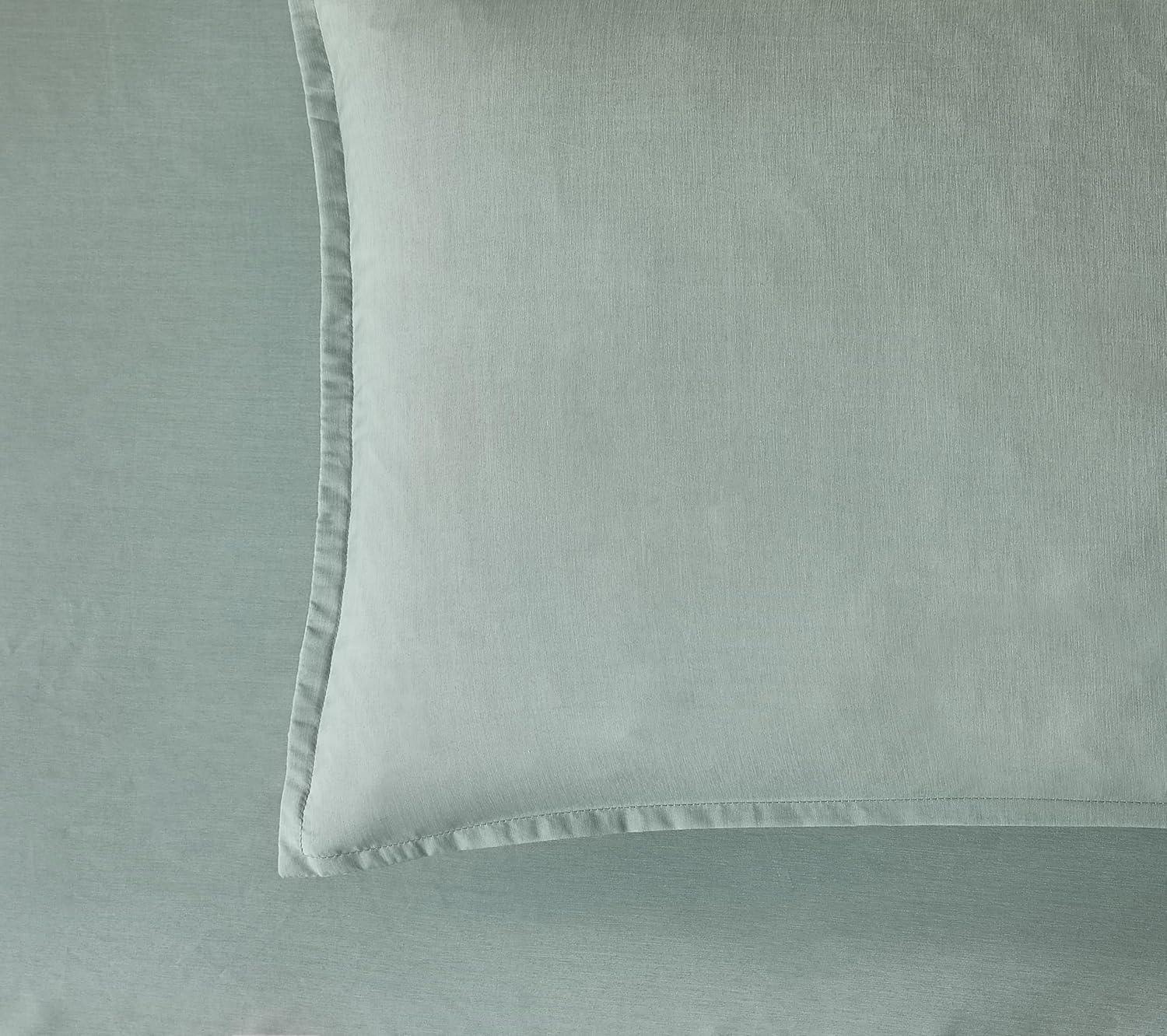 Bamboo Microfibre European Pillowcase x2 (one pair) - Sage Green - Mekamart Australia
