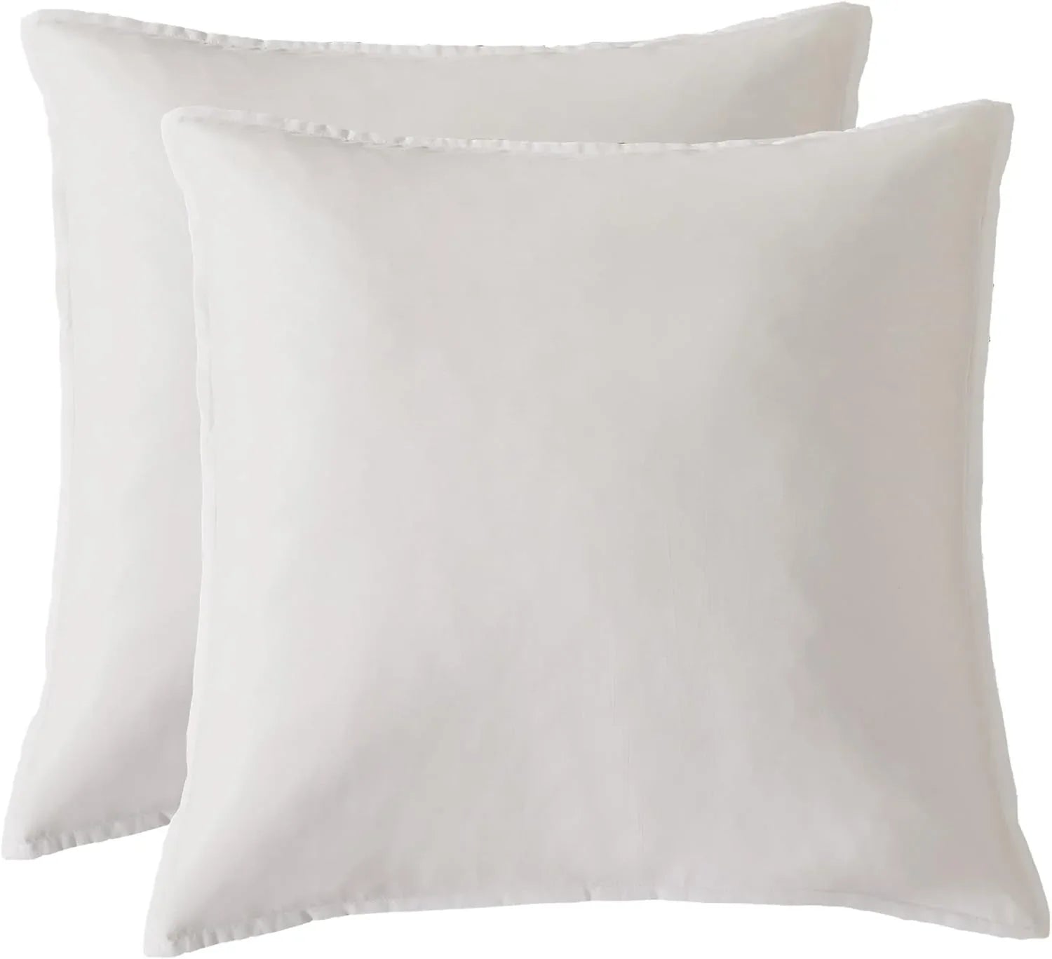 Bamboo Microfibre European Pillowcase x2 (one pair) - White - Mekamart Australia
