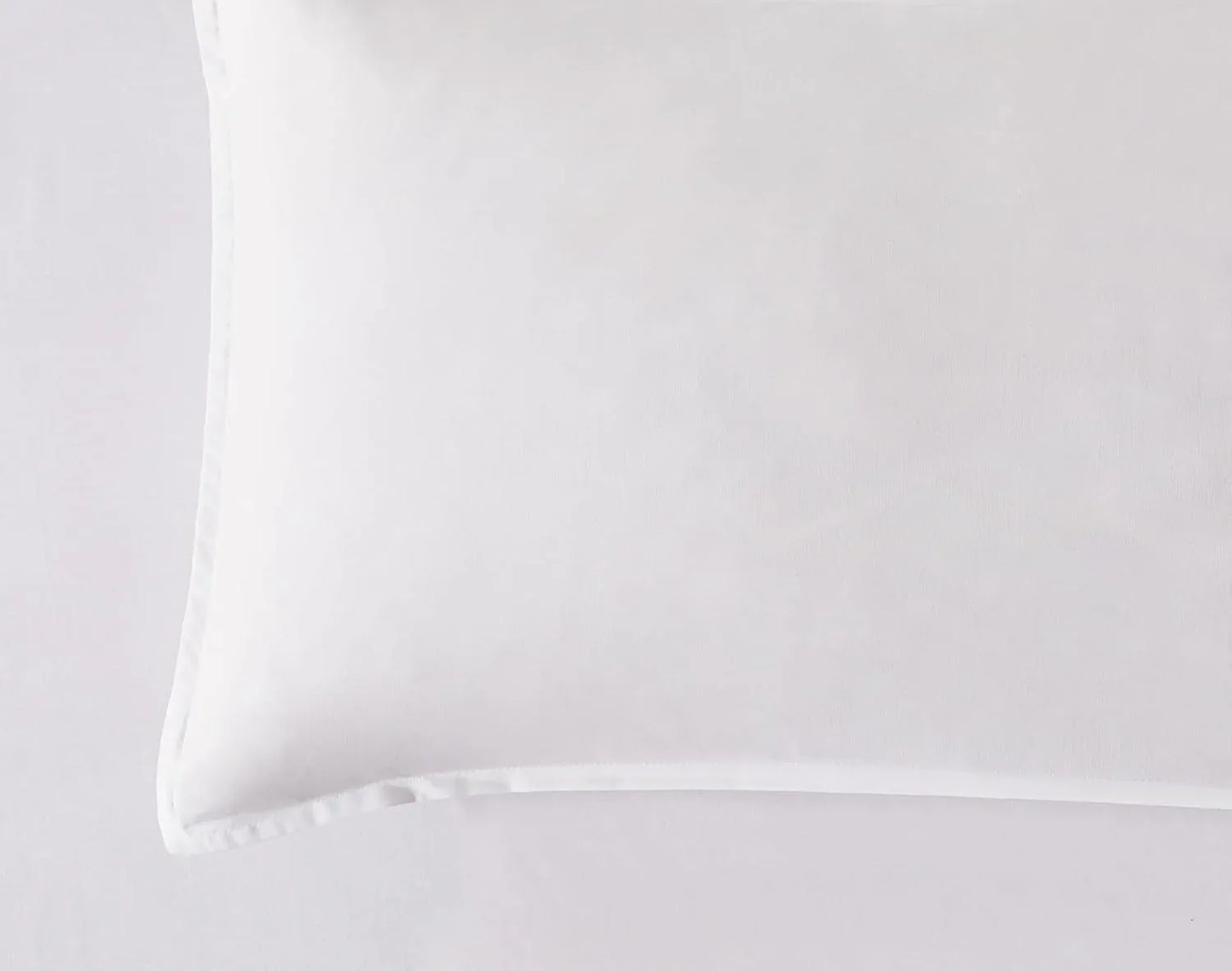 Bamboo Microfibre European Pillowcase x2 (one pair) - White - Mekamart Australia