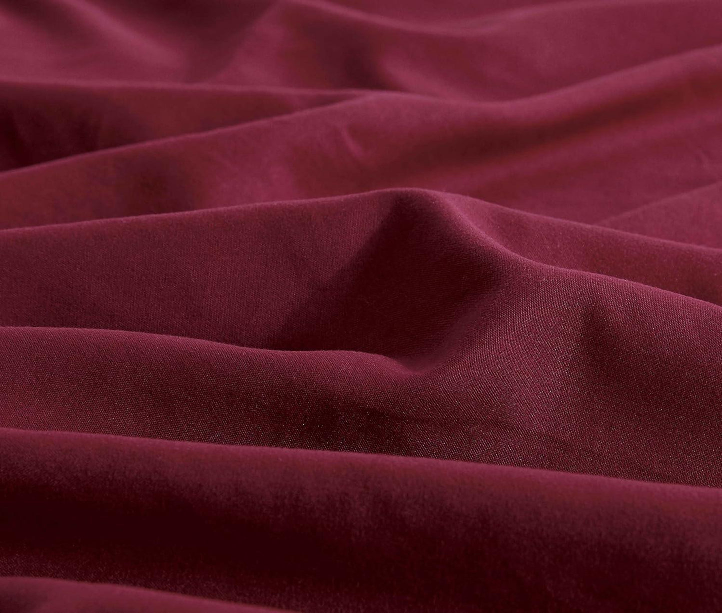 Twin Pack Vintage Washed Microfibre Standard Pillowcase (Burgundy, Standard) - Mekamart Australia
