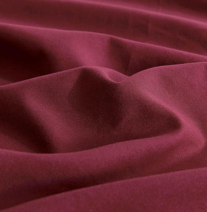 Twin Pack Vintage Washed Microfibre Standard Pillowcase (Burgundy, Standard) - Mekamart Australia