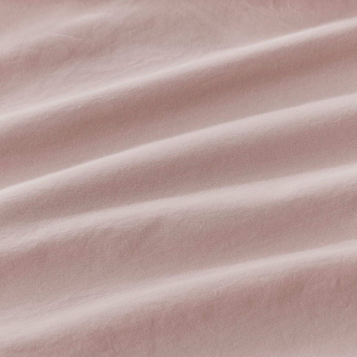 Vintage Washed 100% Cotton Standard Pillowcase - Luxurious Standard Pillow Cover - Pink - 2 Pcs