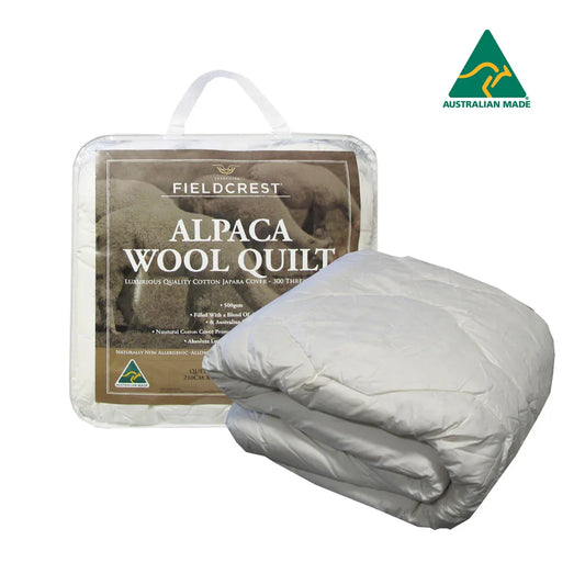 500GSM Alpaca Wool Blend Quilt Queen - Mekamart Australia