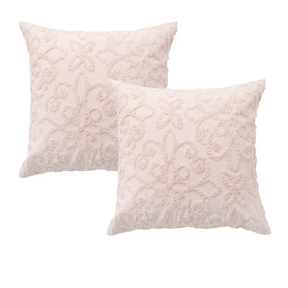 Bianca Pair of Ella Blush European Pillowcases 65 x 65cm - Mekamart Australia