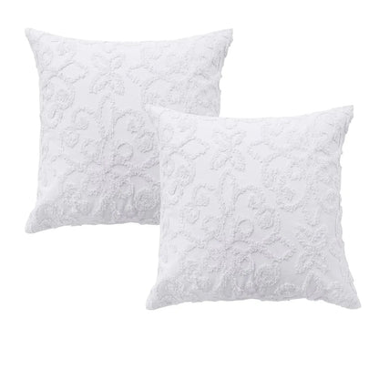 Bianca Pair of Ella White European Pillowcases 65 x 65cm - Mekamart Australia