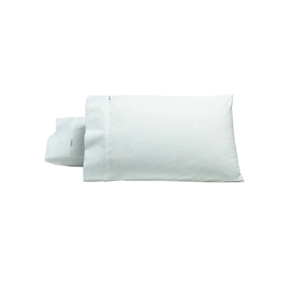 Bianca Pair of Heston Cotton Percale Standard Pillowcases White - Mekamart Australia