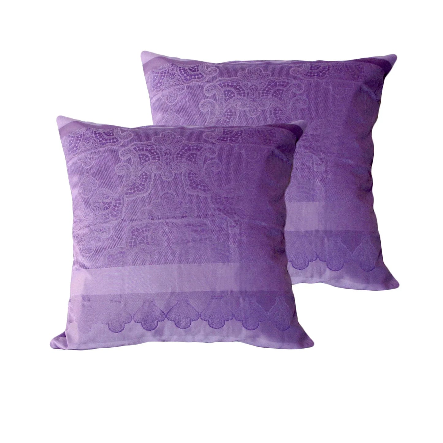 Bianca Pair of European Pillowcases Trendon Purple 65 x 65 cm - Mekamart Australia