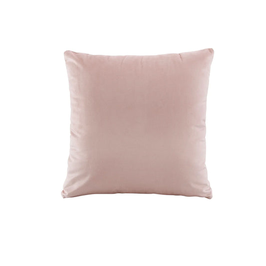 Bianca Vivid Coordinate Velvet Blush Square Cushion 43 x 43 cm - Mekamart Australia
