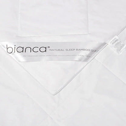 Bianca 250GSM Natural Sleep Bamboo Summer Quilt King - Mekamart Australia