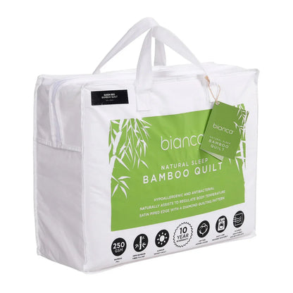 Bianca 250GSM Natural Sleep Bamboo Summer Quilt Single - Mekamart Australia