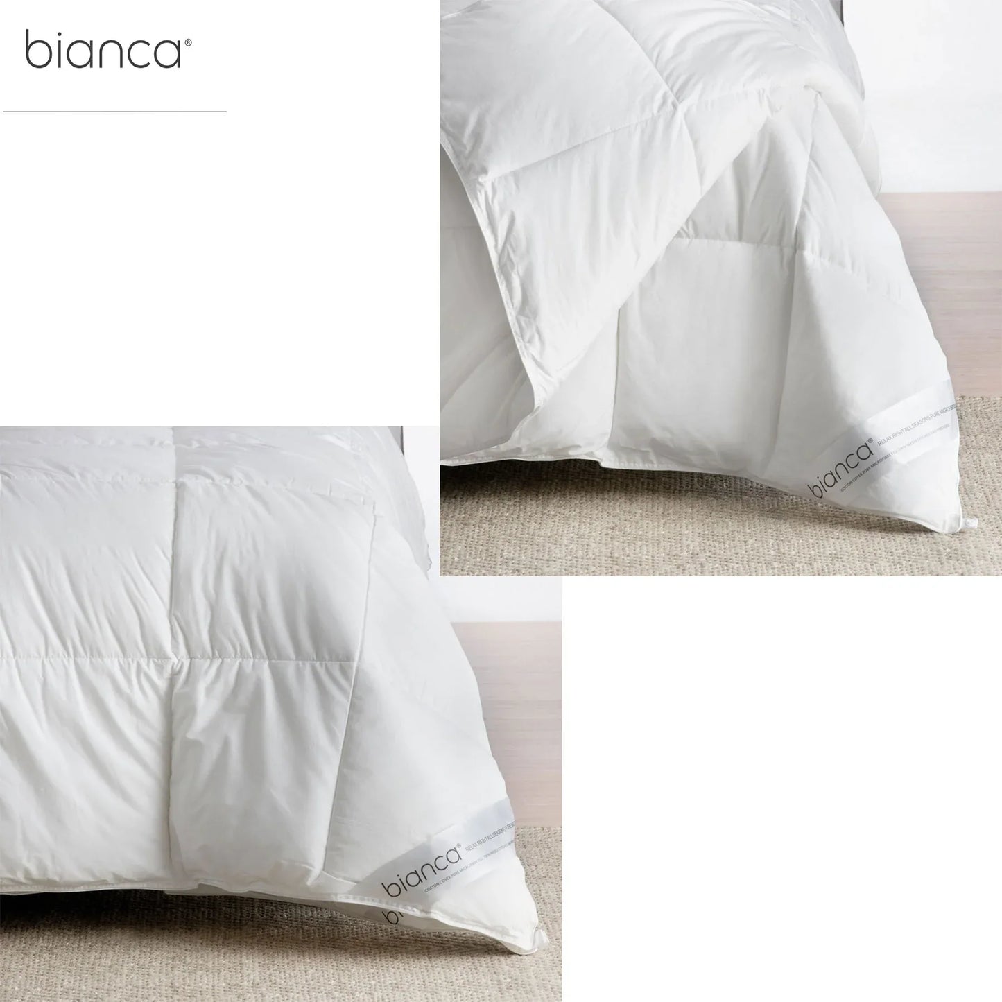 Bianca Pure Microfibre All Seasons Quilt Double - Mekamart Australia