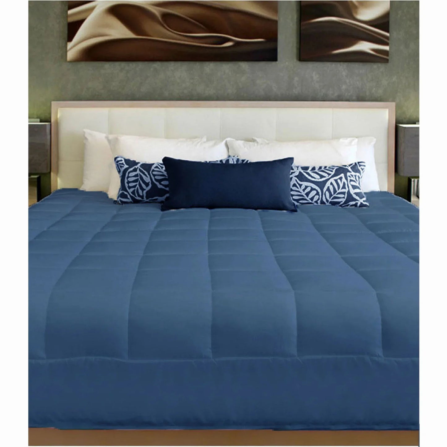 Cushion Quilt Navy Single - Mekamart Australia
