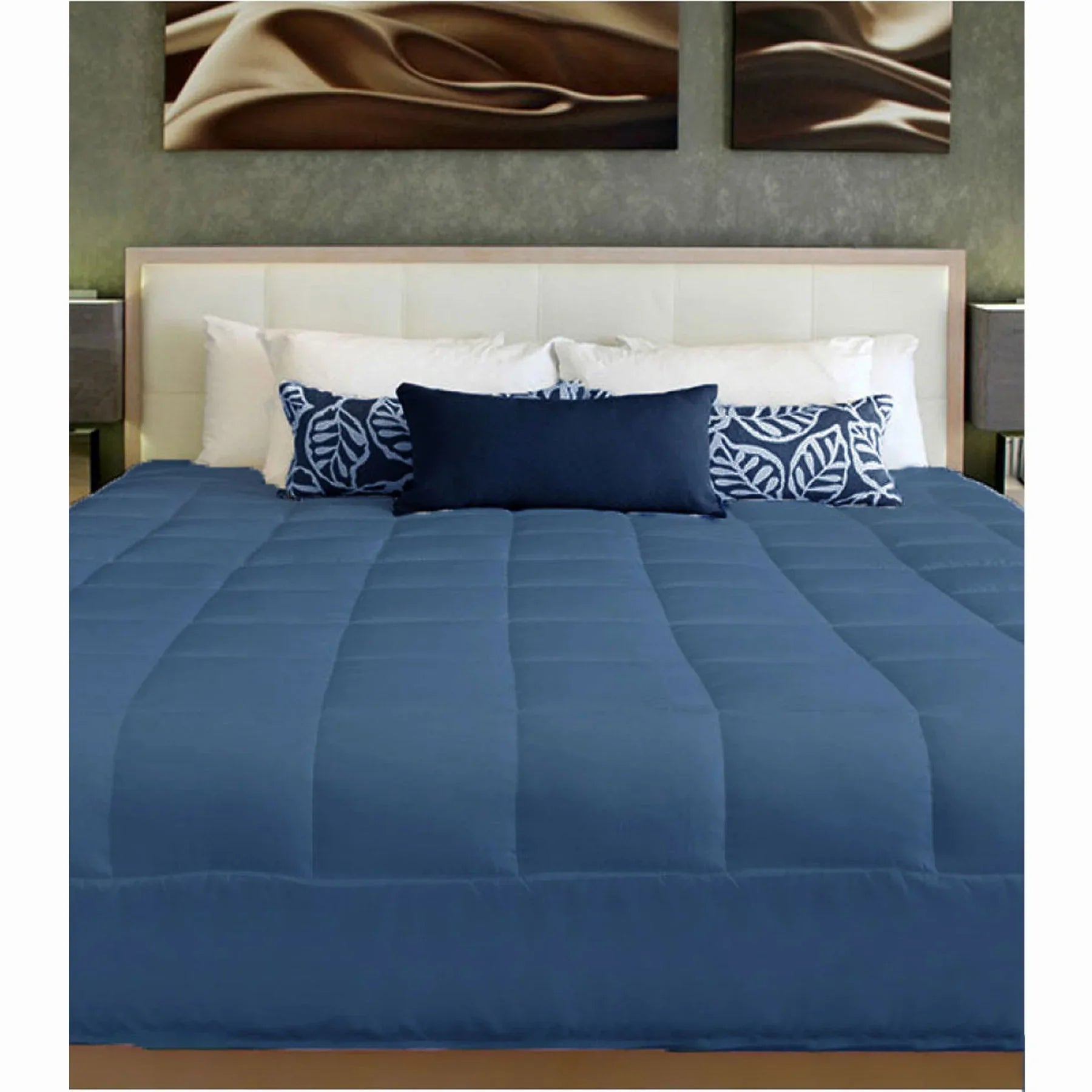 Cushion Quilt Navy Single - Mekamart Australia