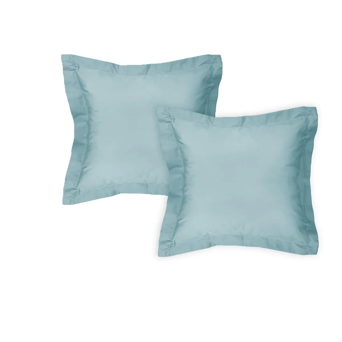 Algodon Pair of 300TC Cotton European Pillowcases Denim - Mekamart Australia