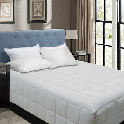 Shangri La Bamboo Blend Microfiber Box End Quilt Silver Queen - Mekamart Australia