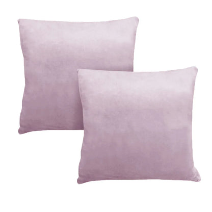 Alastairs Augusta Blush Pair of Flannel Fleece European Pillowcases - Mekamart Australia