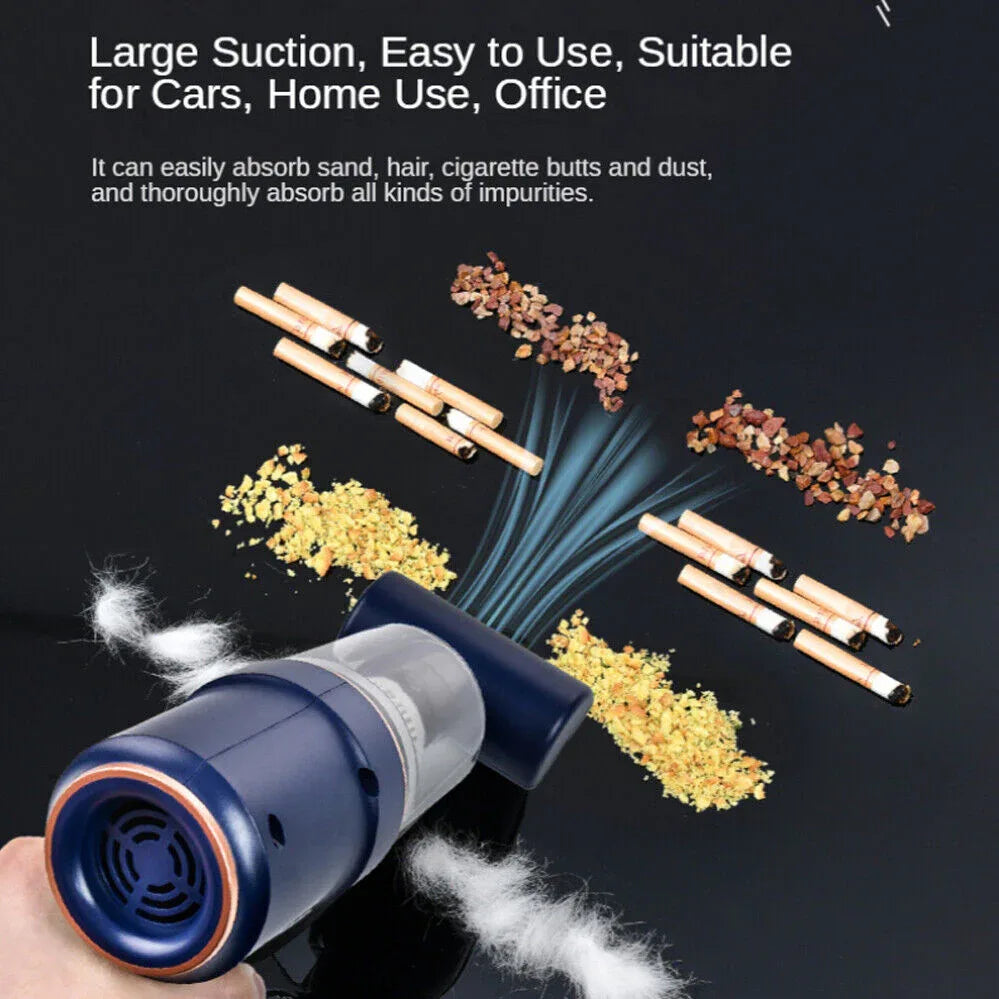 Portable Vacuum Cleaner Car Air Duster Handheld Cordless Home Car Dust Blower - Mekamart Australia