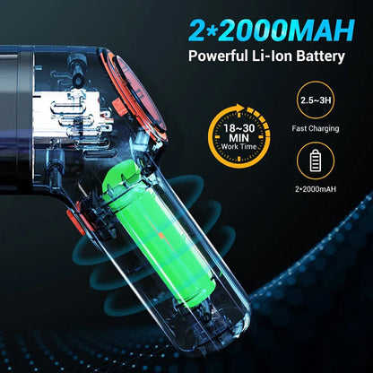 Portable Vacuum Cleaner Car Air Duster Handheld Cordless Home Car Dust Blower - Mekamart Australia